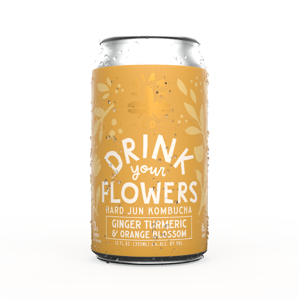 DRINK YOUR FLOWERS: TURMERIC, GINGER, ORANGE BLOSSOM – Apiary